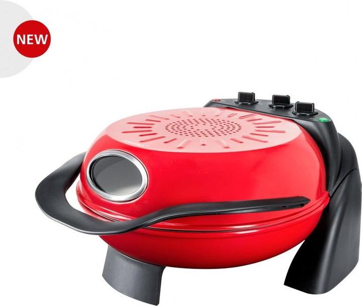 Image du produit Steba PB 1 Machine à pizza/four 1 pizza/pizza Noir Rouge 1000 W