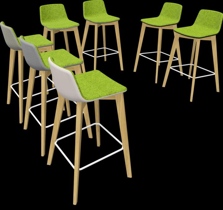 Immagine prodotto Narbutas Sgabello da bar Twist & Sit