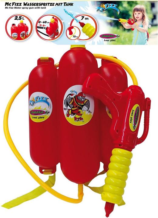 Actual product image Jamara Mc Fizz Wasserspritze mit Tankrucksack