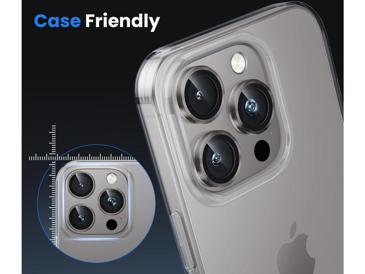 Actual product image Screenguard Camera Lens Protector Protective Glass Apple iPhone 16 Pro (1 Piece, Apple iPhone 16 Pro)
