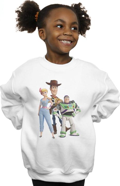Immagine prodotto Disney Toy Story 4 Woody Buzz and Bo Peep Felpa Ragazze (128)