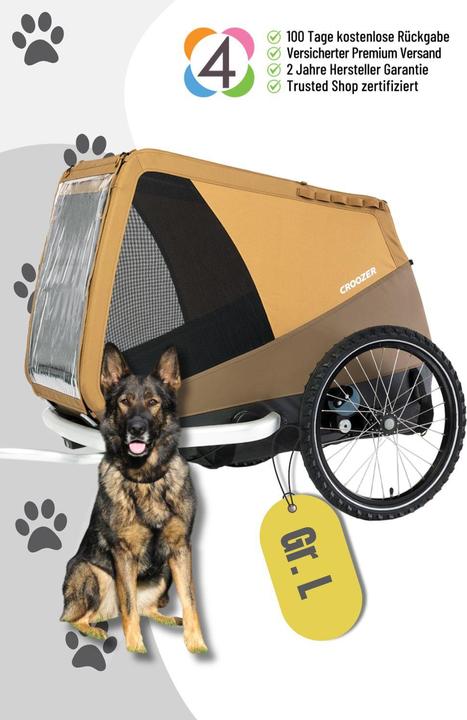 Actual product image Croozer Remorque Dog Mikke