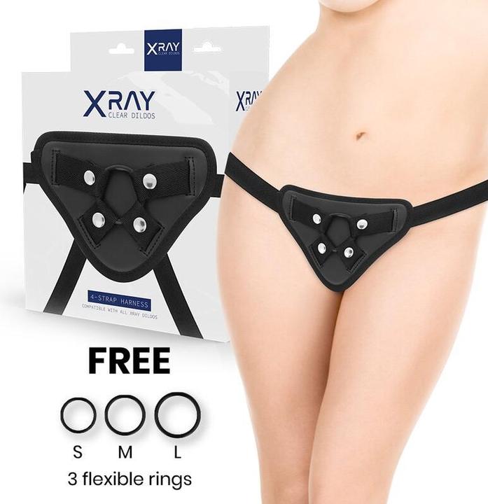 X Ray Strap-On "Four Strap Harness" (Harnais à quatre lanières)