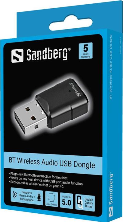 Produktbild Sandberg Bluetooth Audio USB Dongle (Sender & Empfänger)