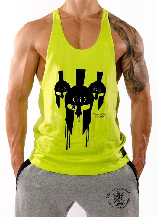 Actual product image Gym Generation Gym Warriors Glory Stringer NEON GREEN (M)