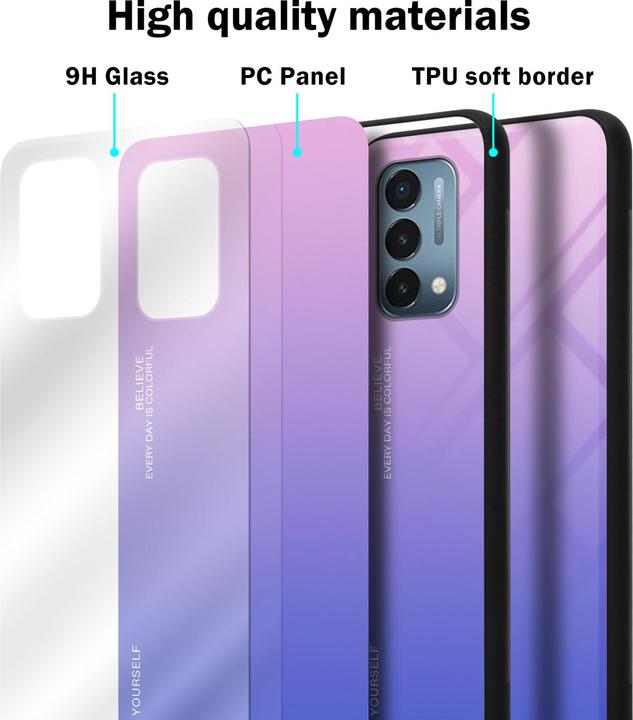 Immagine prodotto Cadorabo Manicotto per vetro in TPU a 2 colori (OnePlus Nord N200 5G)