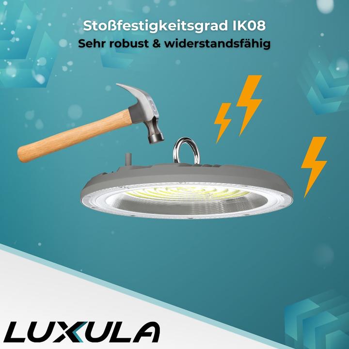 Actual product image Luxula LED high bay light LX500136, HighBay, UFO, 150W, 15000lm, CCT, IP65 (15000 lm)