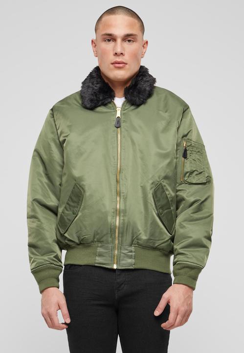 Image du produit Brandit MA2 Fur Collar Veste d'extérieur Taille 4XL Couleur Olive (4XL)