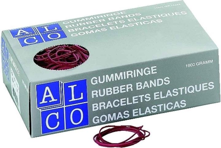 Produktbild Alco Gummiring 100mm Kautschuk rot 1.000 g/Pack. (1 Stk.)