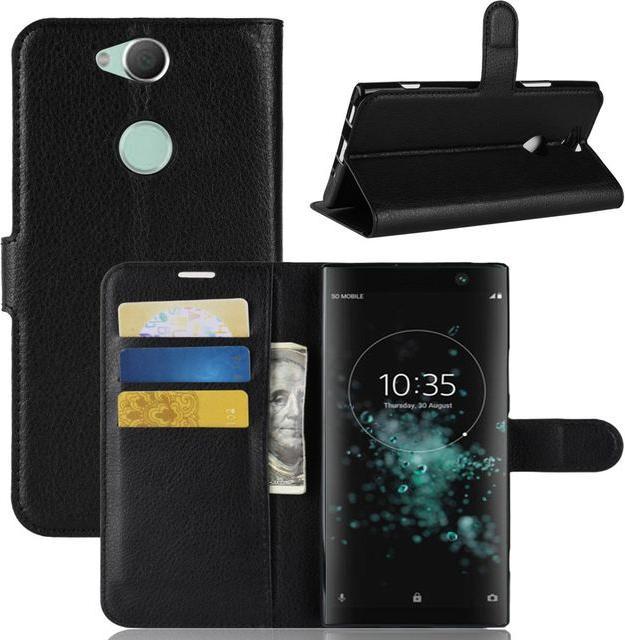 Produktbild MU Classic Litchi Leder Bookcover Series (Xperia XA2 Plus)