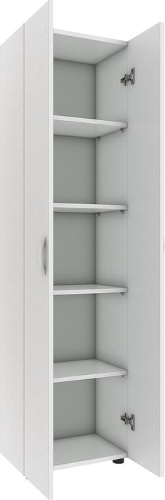 Image du produit VCM Armoire de bureau Livres Classeurs Meuble de bureau Armoire Ulas 5 portes battantes (49 x 34 x 178 cm)