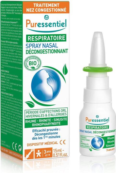 Produktbild Puressentiel Abschwellendes Nasenspray ätherisches Öl Bio (1 Stück)