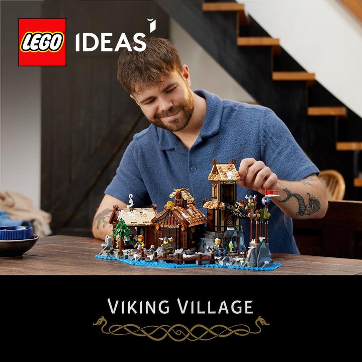 Immagine prodotto LEGO Idee Villaggio Vichingo (21343, LEGO Ideas, Set LEGO rari)