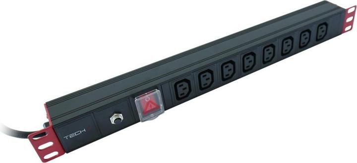 Actual product image Techly Rack (8 x, C13, 2 m)