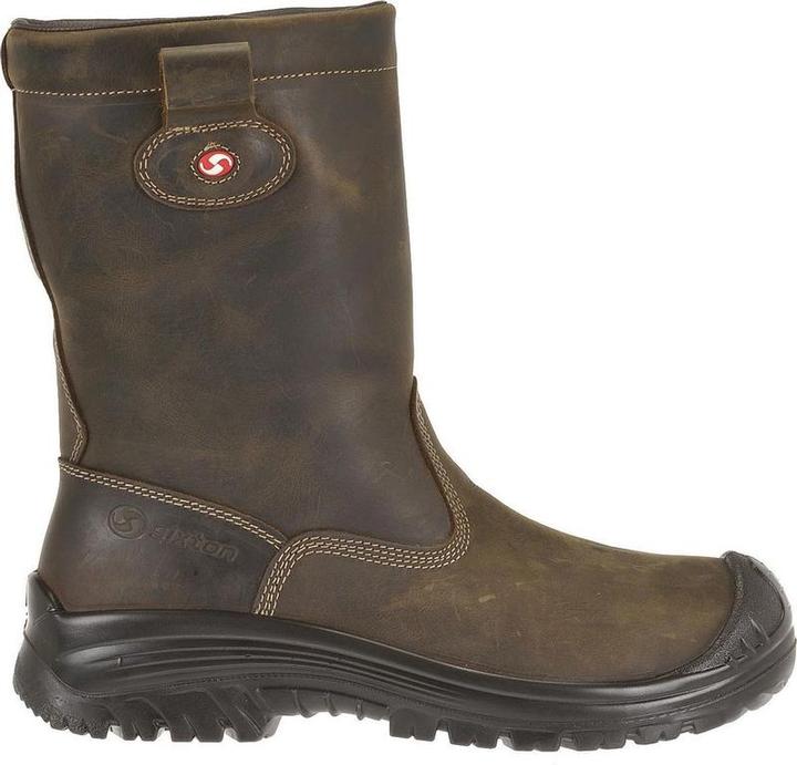 Sixton Sechton Peak Work Boot Montana S3 Dunkelbraune Wolle gesäumt Grösse 44 (44)