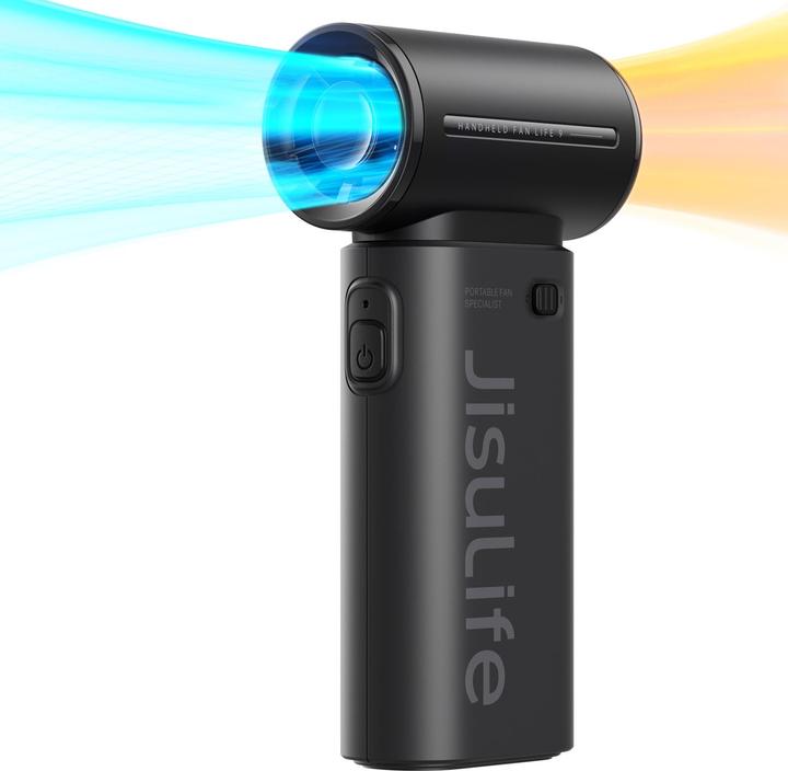 Actual product image Jisulife Handheld Fan Life9 (3600mAh) black