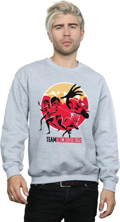 Actual product image Disney Mens Incredibles 2 Team Incredibles Sweatshirt (XXL)