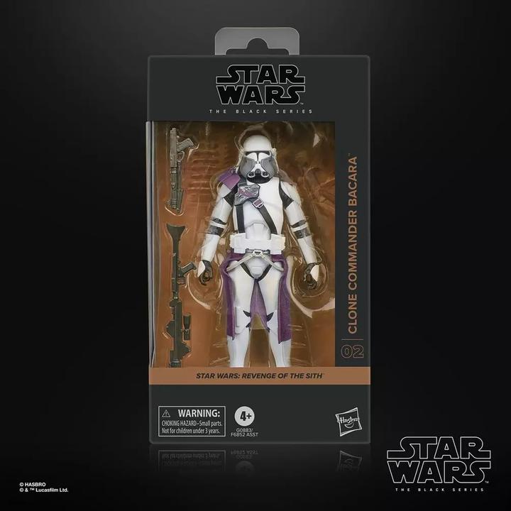 Image du produit Hasbro Star Wars Épisode III Black Series Clone Commander Bacara