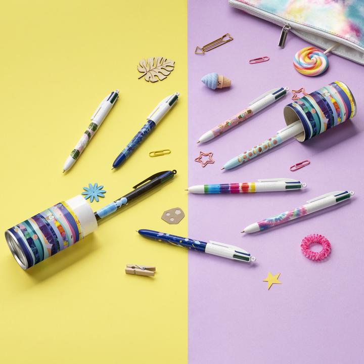 Actual product image Bic Ballpoint pen clip (Multicoloured, 8 x)