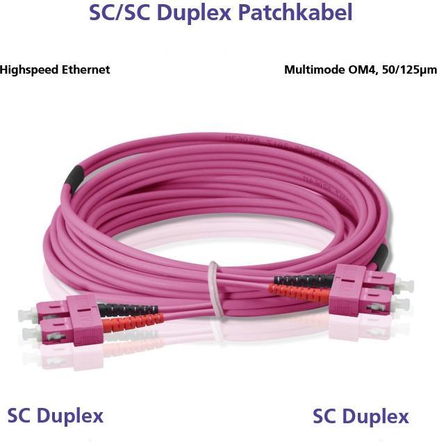 Image du produit Helos Câble de raccordement à fibres optiques (CAT6, 5 m)