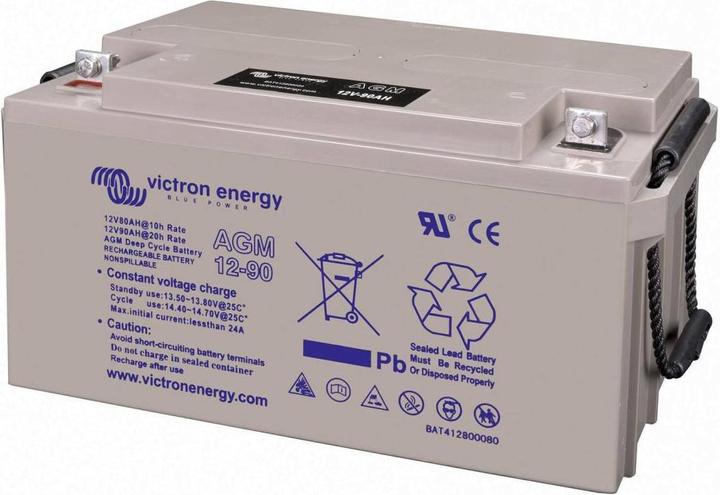 Victron Energy AGM Deep Cycle Batterie (12 V, 90 Ah)