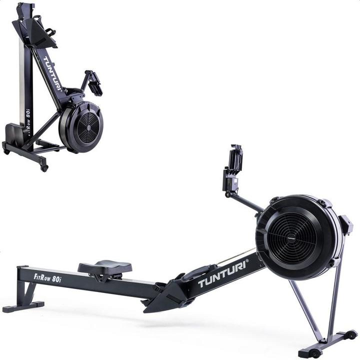 Produktbild Tunturi Fitrow 80i Ruderkranker - Rudermaschinenfitness - faltbares Rudergerät - 10 Widerstand - Luf