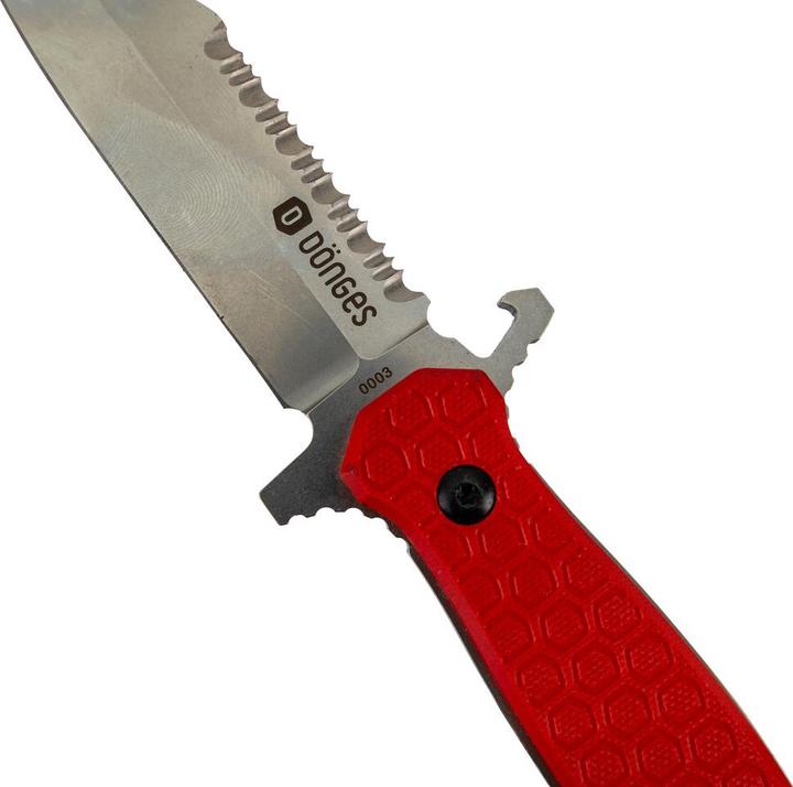 Immagine prodotto Dönges Coltello di soccorso Expert fisso, colore rosso (9.50 cm)