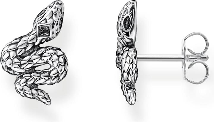 Image du produit Thomas Sabo Boucles d'oreilles noircies serpent (Argent 925, Noirci)