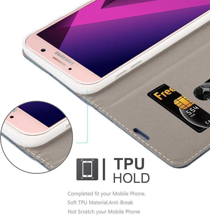 Actual product image Cadorabo Book Jeans Optics Cover (Samsung Galaxy A7 (2017))