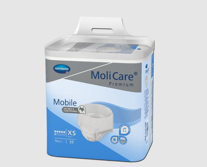 Actual product image MoliCare Mobile 6 Incontinence Pants (14 x, XS)