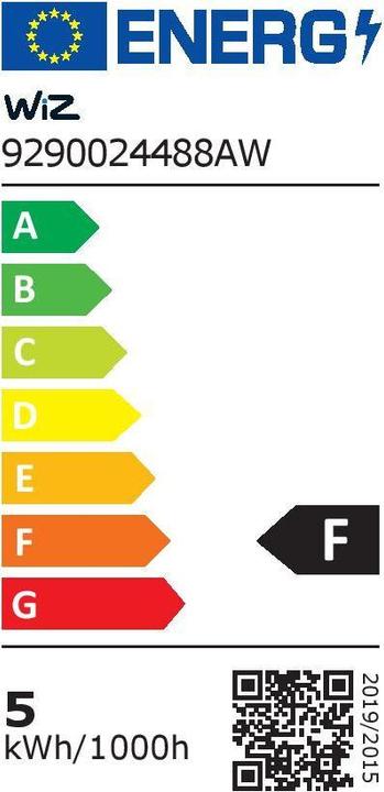 Energie-Label WiZ Tunable White & Color (E14, 4.90 W, 470 lm, 2 x, F)