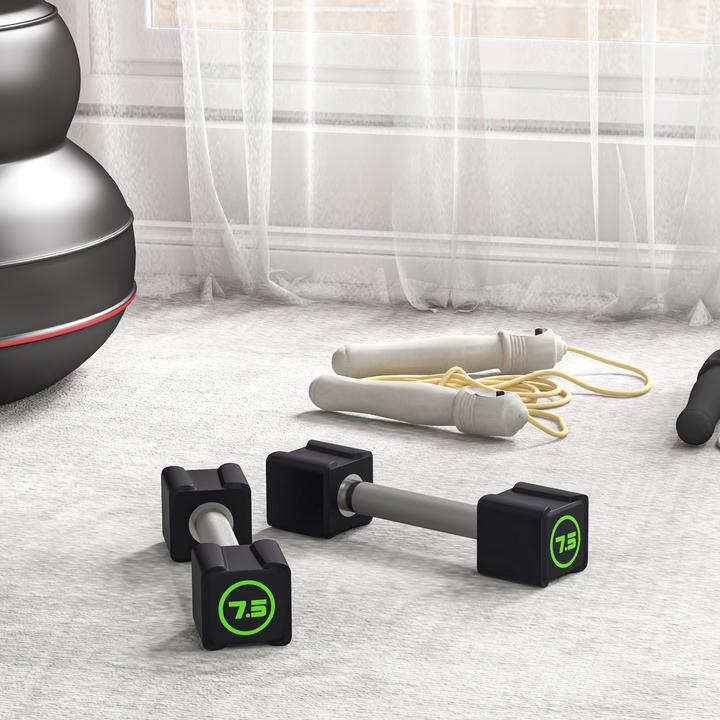 Actual product image SportNow Dumbbells in a set of 2 with 7.5 kg each (2 x 7.5 kg)