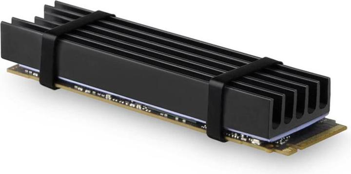 Axagon CLR-M2L10 passiver M.2-SSD-Kühlkörper - 2280, 10 mm Höhe, Aluminium