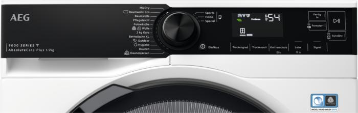 Produktbild AEG TR9T960EX (9 kg, Rechts, EU-Stecker)