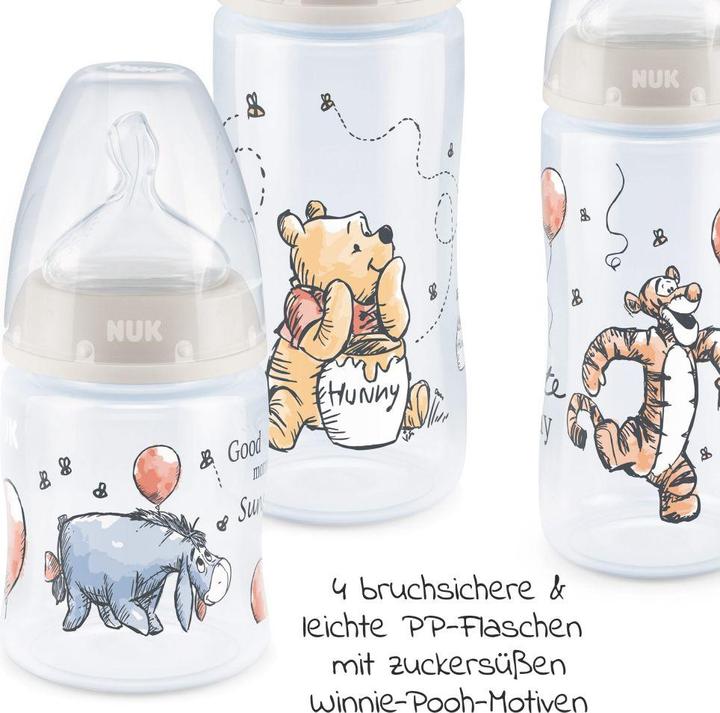 Produktbild NUK Disney Winnie Puuh First Choice+ Starter Set mit Temperature Control (300 ml)