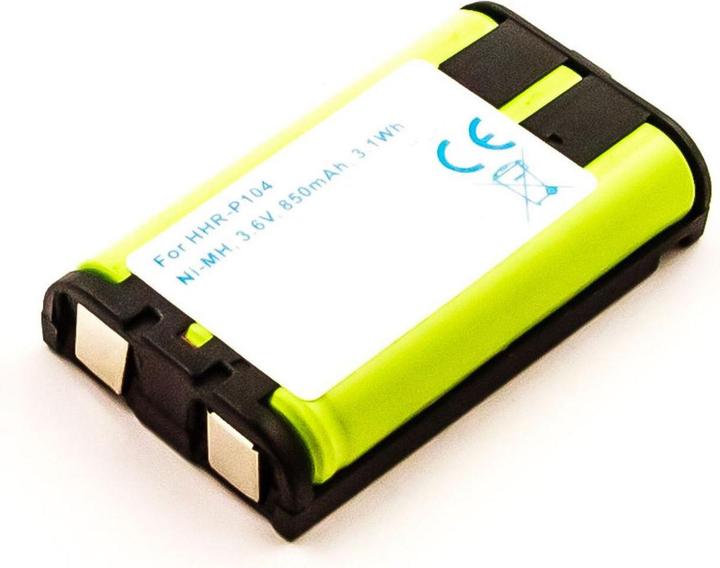 Actual product image AGI 82920 - Battery - PANASONIC KX-TW201 - Black - Nickel Metal Hydride (NiMH) - 850 m