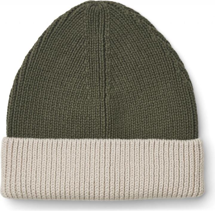 Liewood Strick Beanie Army Cream