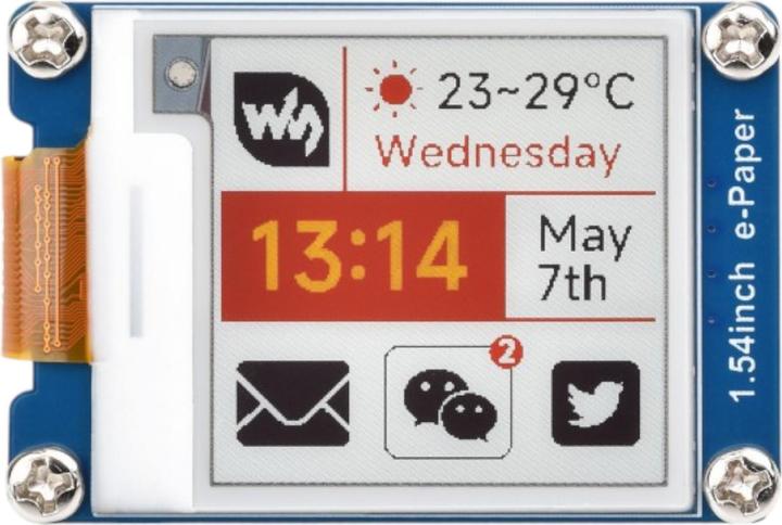 Produktbild WaveShare 200x200 1.54inch 4-Farben E-Ink Display