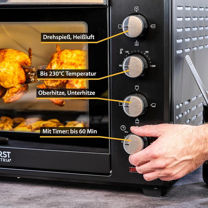 Actual product image TZS First Austria Mini oven 2000 Watt