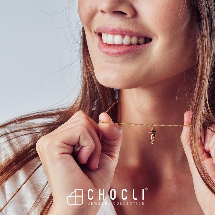 Produktbild MTM Sea Horse Necklace (Messing, 18k Gold, 43 cm)