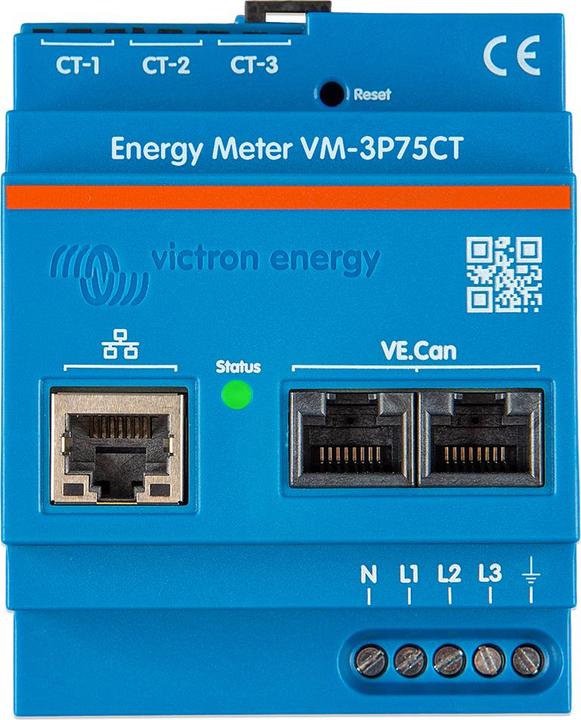 Produktbild Victron Energy Energiezähler VM-3P75CT - Ve.Can - Ethernet