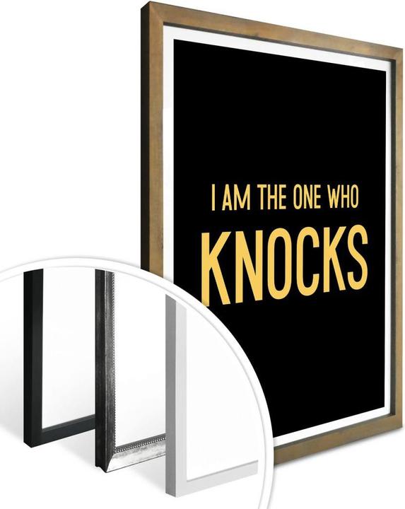 Produktbild Trenddeko I am the one who knocks (80 x 100 cm)