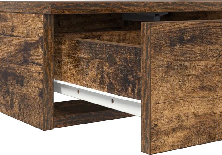 Actual product image VidaXL Bed bases in smoked oak 90x36.5x16.5 cm wood-based material