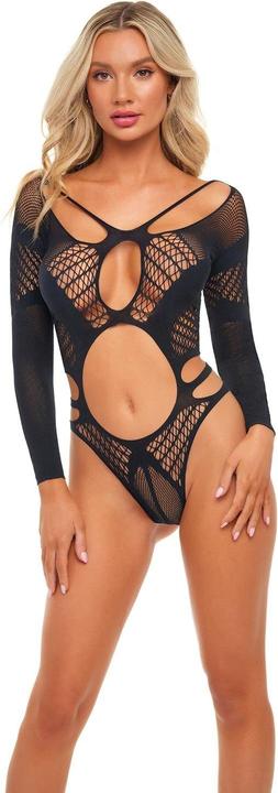 Image du produit Pink Lipstick On Chokehold Body à manches longues Noir O/S (Taille unique)