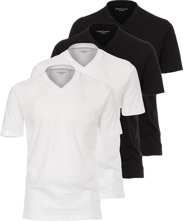 Casamoda 4er Pack Basic T-Shirt (S)