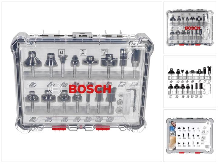 Actual product image Bosch Professional Zubehör Freehand milling cutter set.