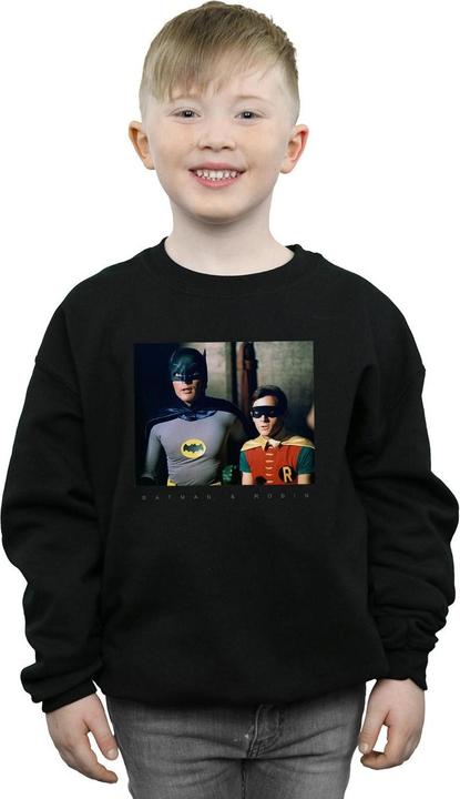 Immagine prodotto Felpa da ragazzo Batman Serie TV Dynamic Duo Photograph (140, 146)