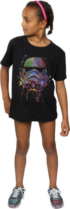 Produktbild Star Wars Stormtrooper Paint Splats TShirt Mädchen (152, 158)