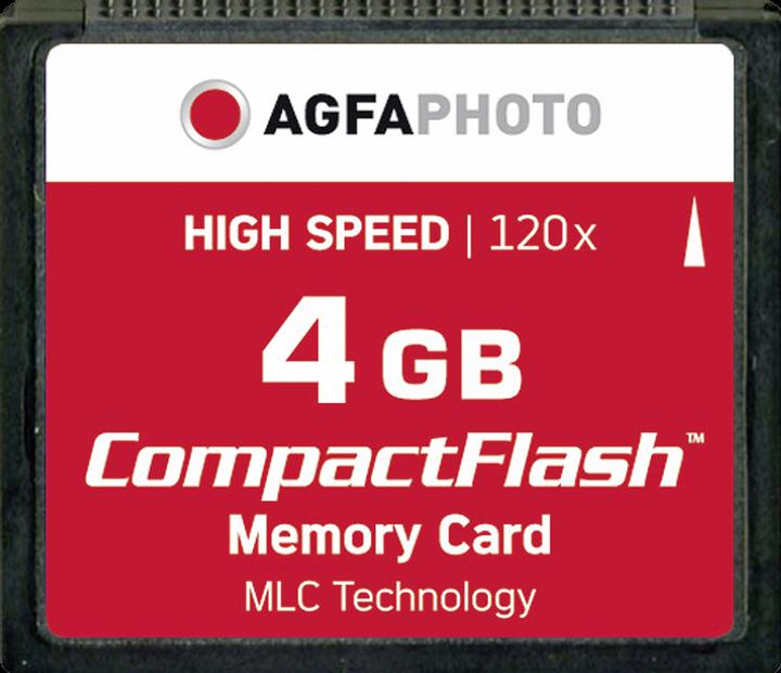 AGFAPHOTO Compact Flash 4GB ad alta velocità 120x MLC (4 GB, CF)