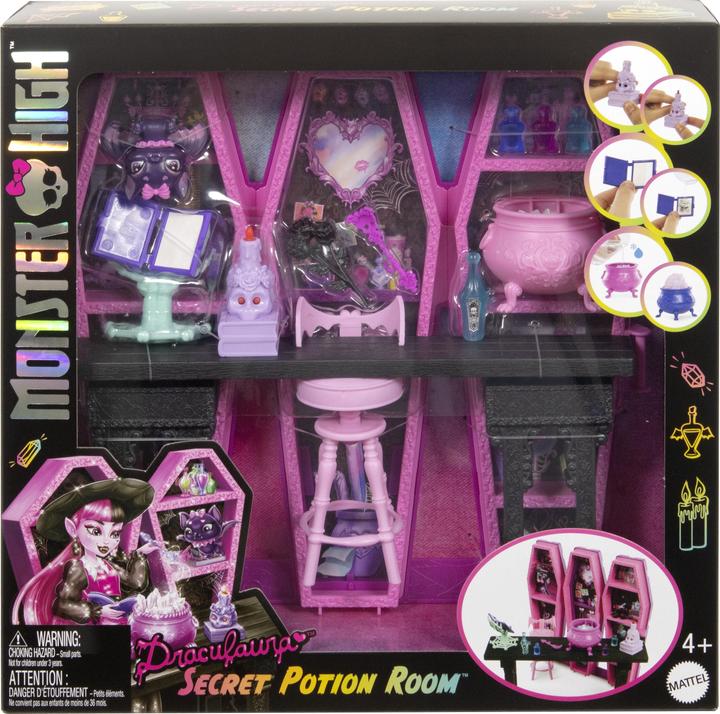Produktbild Monster High Draculaura Geheimniss Zaubertränke Zimmer Spielset
